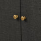 Fiona Bar Cabinet - Black Raffia
