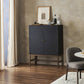 Fiona Bar Cabinet - Black Raffia