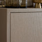 Fiona Bar Cabinet - Ivory Painted Raffia