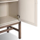 Fiona Bar Cabinet - Ivory Painted Raffia