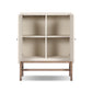 Fiona Bar Cabinet - Ivory Painted Raffia