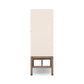 Fiona Bar Cabinet - Ivory Painted Raffia