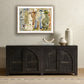 Blue Eyed Snake Woman by Caroline Pinney - Rustic Walnut