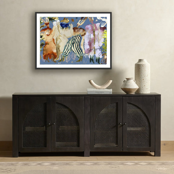 Boy With The Blues II by Caroline Pinney - Black Maple
