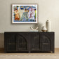 Boy With The Blues II by Caroline Pinney - Rustic Walnut