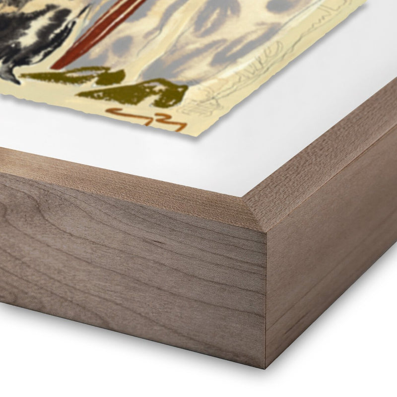 Mr. Pool by Caroline Pinney - Rustic Walnut