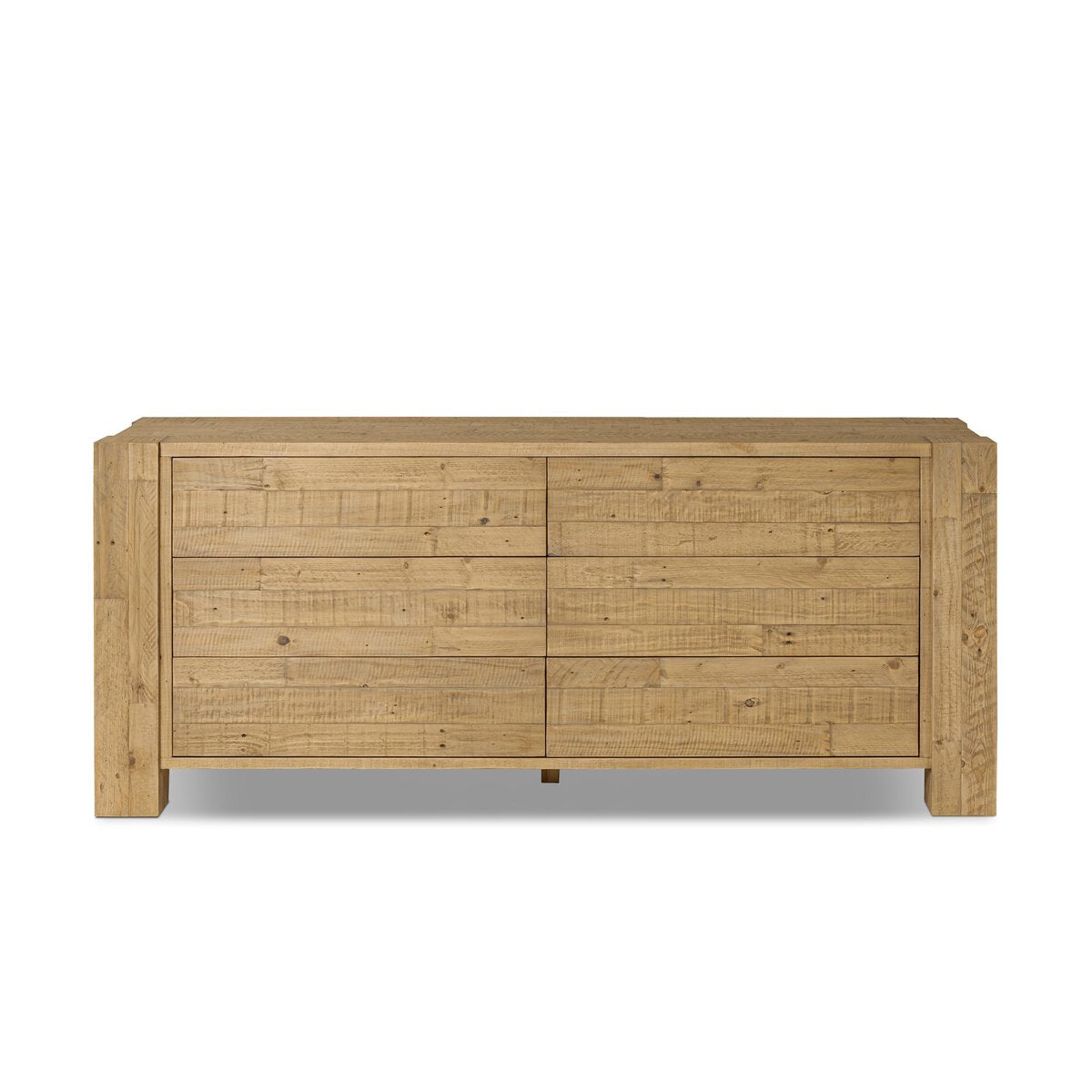 Perot 6 Drawer Dresser - Light Blonde Pine