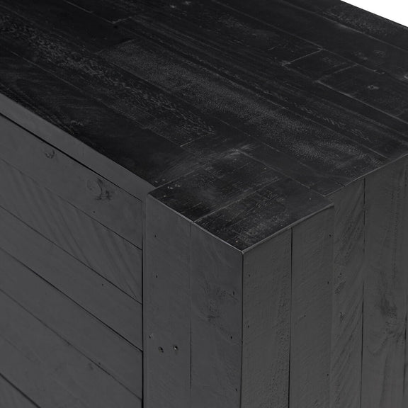 Perot 6 Drawer Dresser - Aged Black Pine