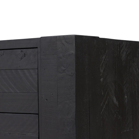 Perot 6 Drawer Dresser - Aged Black Pine
