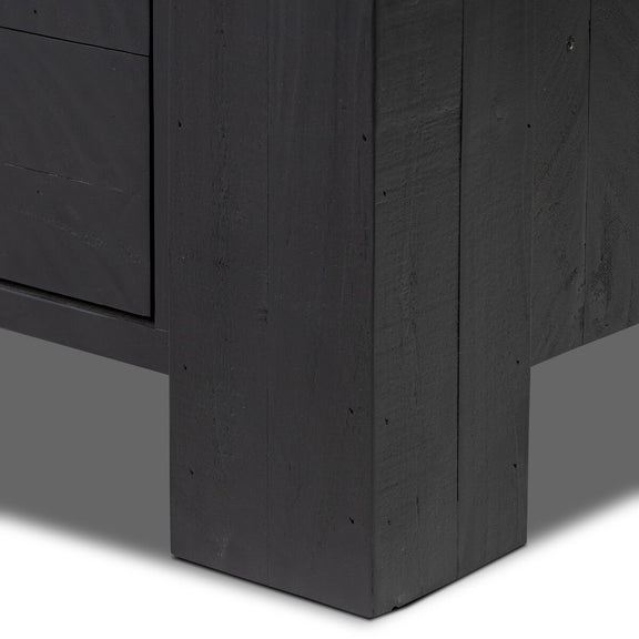 Perot 6 Drawer Dresser - Aged Black Pine