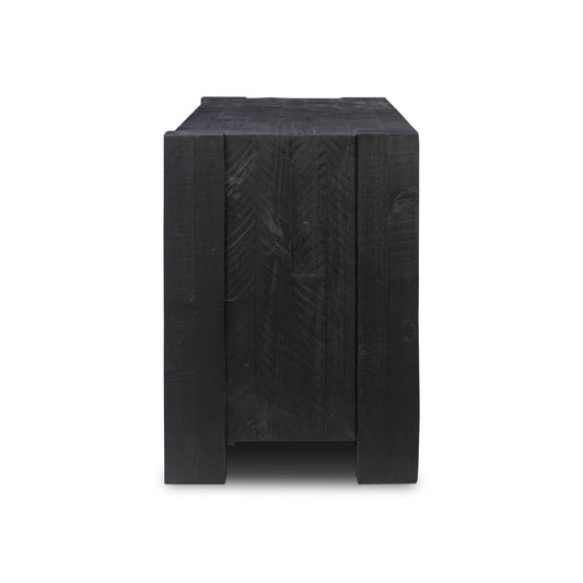 Perot 6 Drawer Dresser - Aged Black Pine