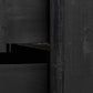 Perot Nightstand - Aged Black Pine