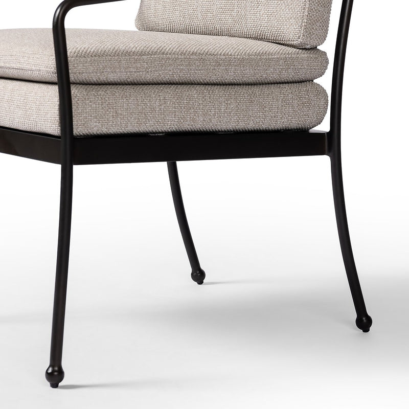 Tally Outdoor Dining Armchair - Ramiro Ecru