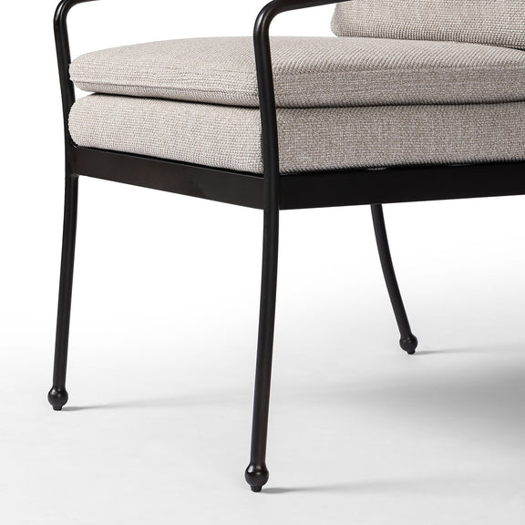 Tally Outdoor Dining Armchair - Ramiro Ecru