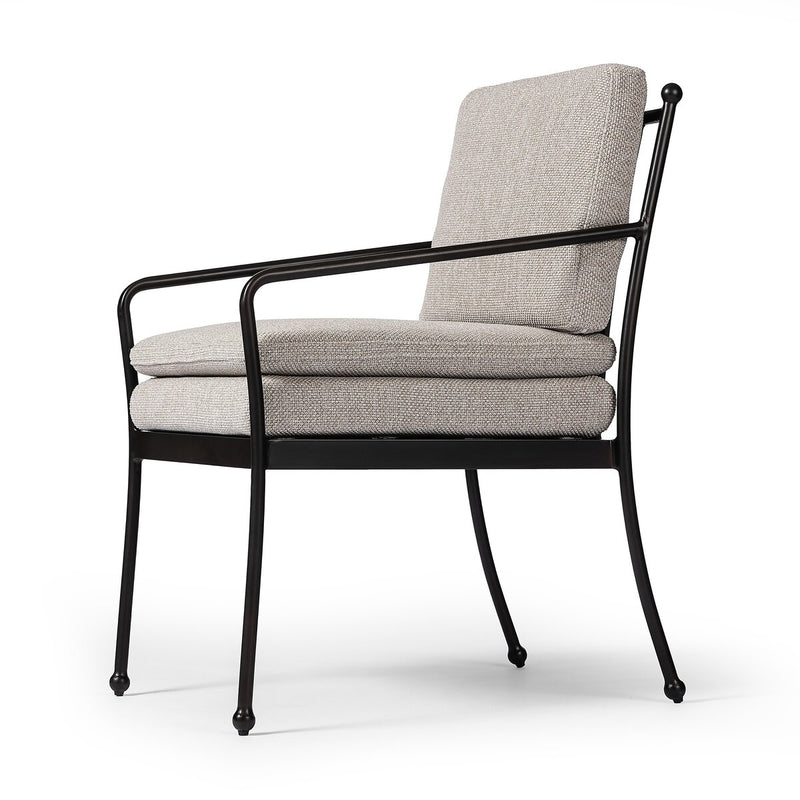 Tally Outdoor Dining Armchair - Ramiro Ecru