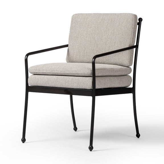 Tally Outdoor Dining Armchair - Ramiro Ecru