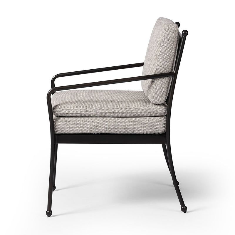 Tally Outdoor Dining Armchair - Ramiro Ecru
