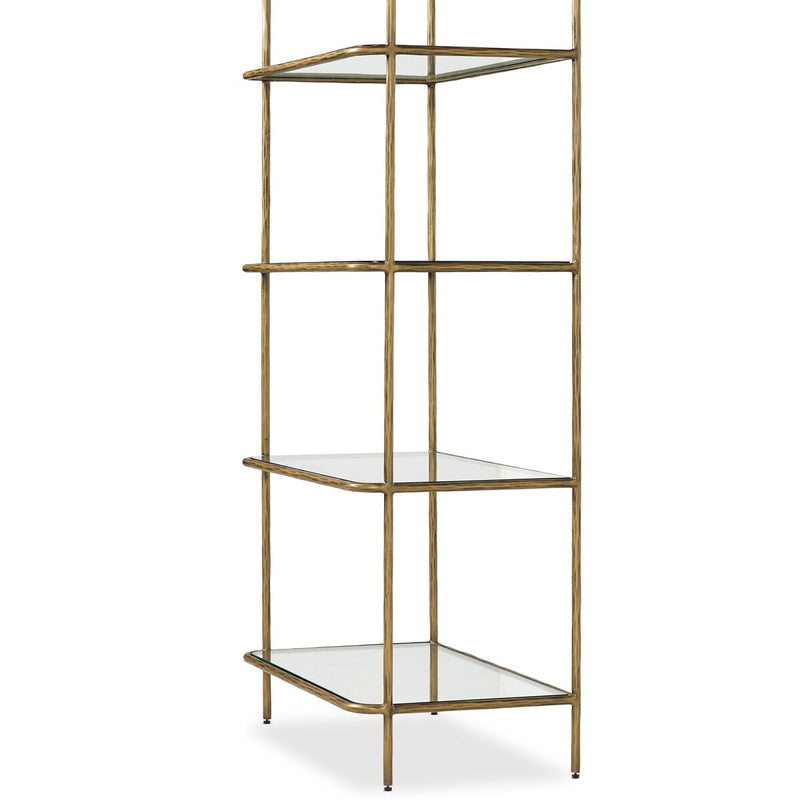 Swinton Bookcase - Hammered Aged Brass