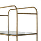Swinton Bookcase - Hammered Aged Brass