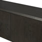 Orwin Wide Bookshelf - Smoked Black Oak