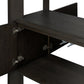 Orwin Wide Bookshelf - Smoked Black Oak