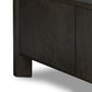 Orwin Wide Bookshelf - Smoked Black Oak