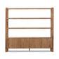 Orwin Wide Bookshelf - Worn Oak