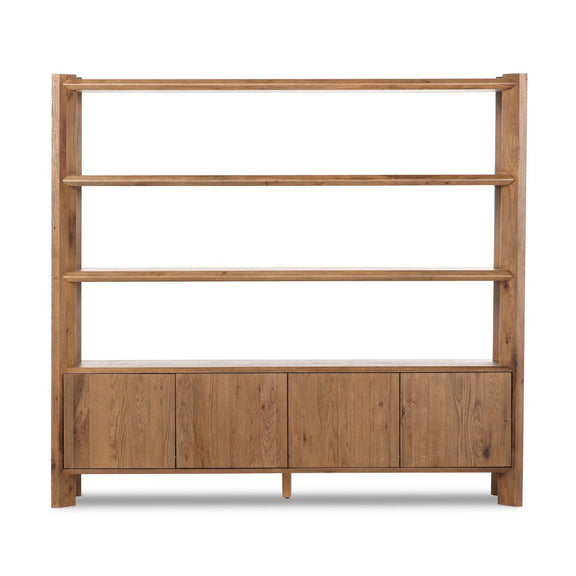 Orwin Wide Bookshelf - Worn Oak