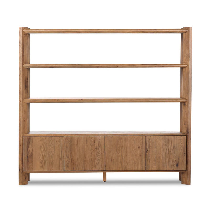 Orwin Wide Bookshelf - Worn Oak