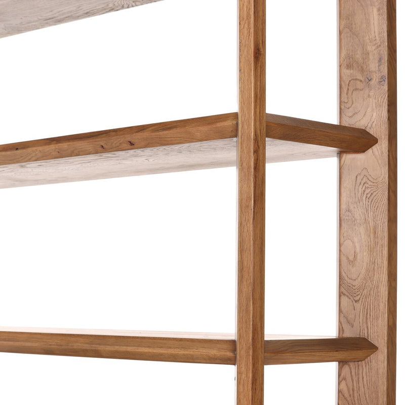 Orwin Wide Bookshelf - Worn Oak