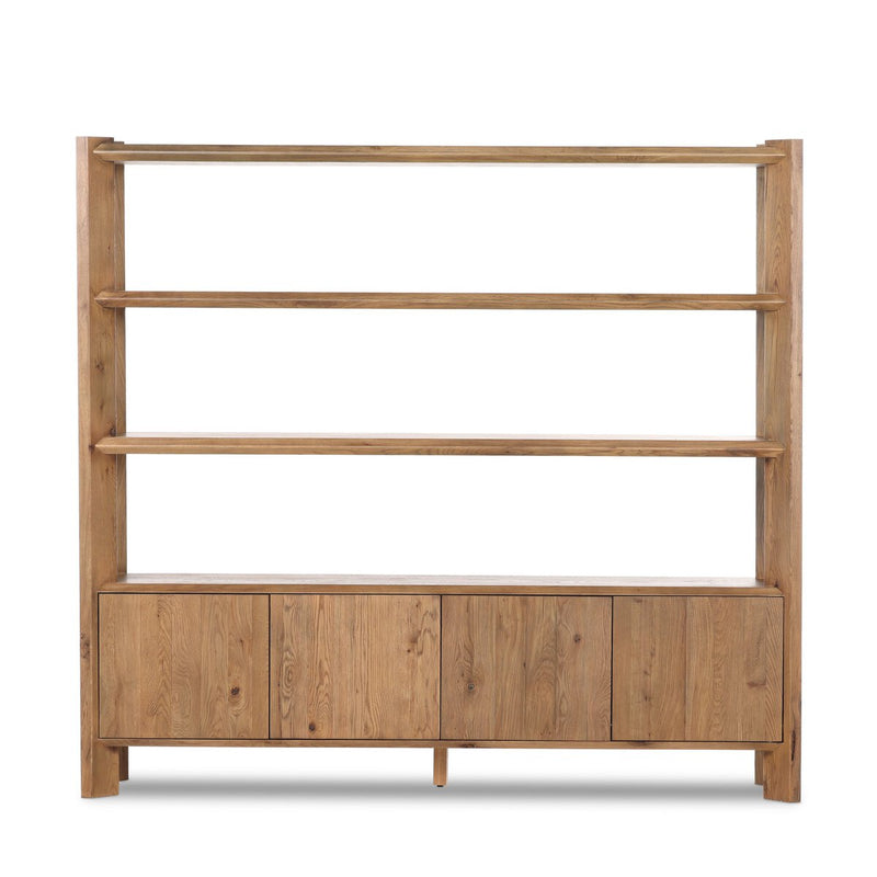 Orwin Wide Bookshelf - Worn Oak