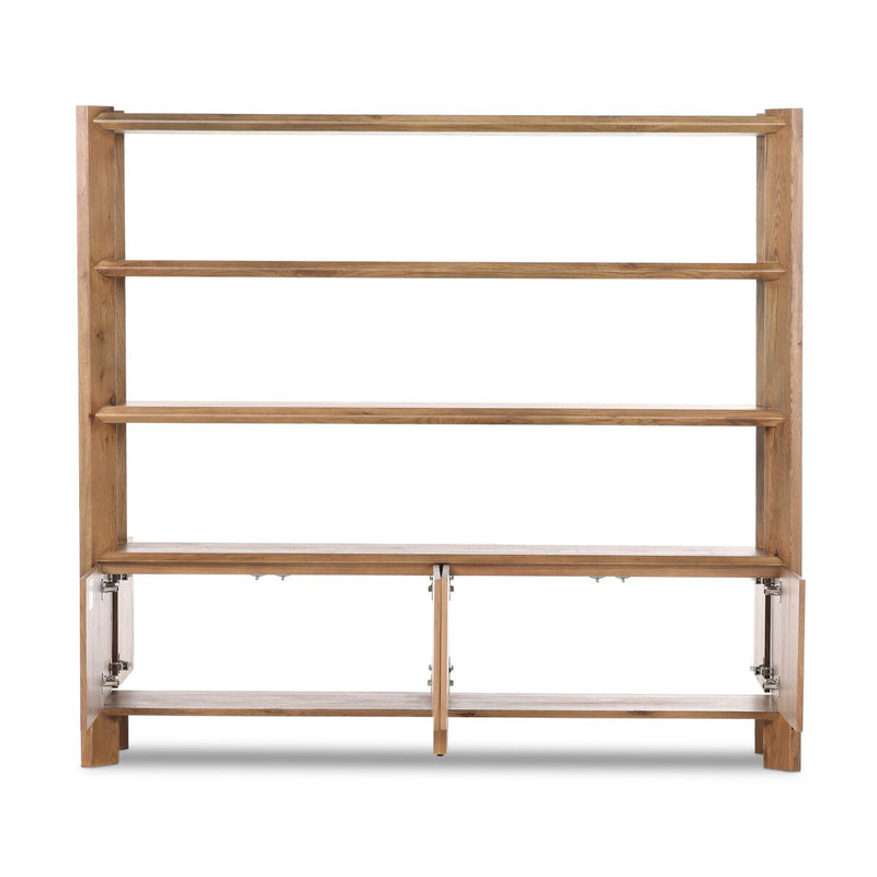 Orwin Wide Bookshelf - Worn Oak