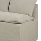 Andre Slipcover Dining Banquette L-Shape - Broadway Stone