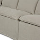 Andre Slipcover Dining Banquette L-Shape - Broadway Stone