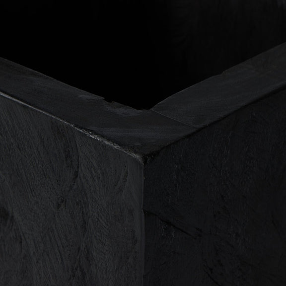 Tora Planter - Carbonized Black