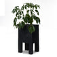 Tora Planter - Carbonized Black