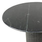 Oranda Round Dining Table 42" - Black Marble