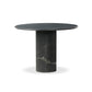 Oranda Round Dining Table 42" - Black Marble