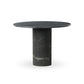 Oranda Round Dining Table 42" - Black Marble