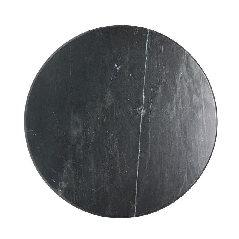 Oranda Round Dining Table 42" - Black Marble