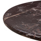 Oranda Round Dining Table 42" - Merlot Marble