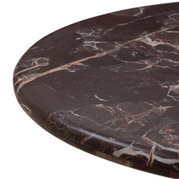 Oranda Round Dining Table 42" - Merlot Marble