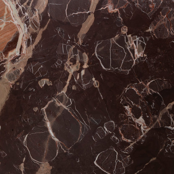 Oranda Round Dining Table 42" - Merlot Marble