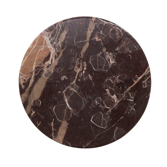 Oranda Round Dining Table 42" - Merlot Marble