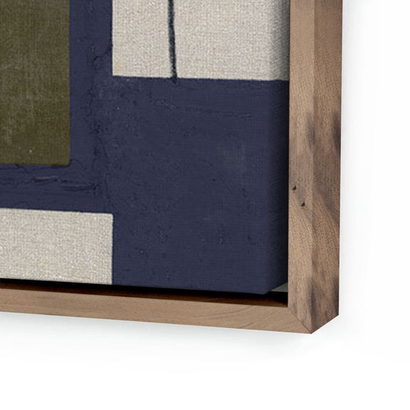 With Love I by Raoul Morren - Rustic Walnut Floater