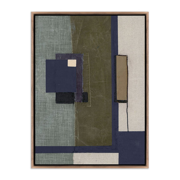 With Love I by Raoul Morren - Rustic Walnut Floater