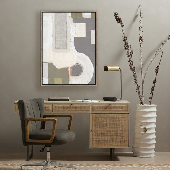 With Love II by Raoul Morren - Rustic Walnut Floater