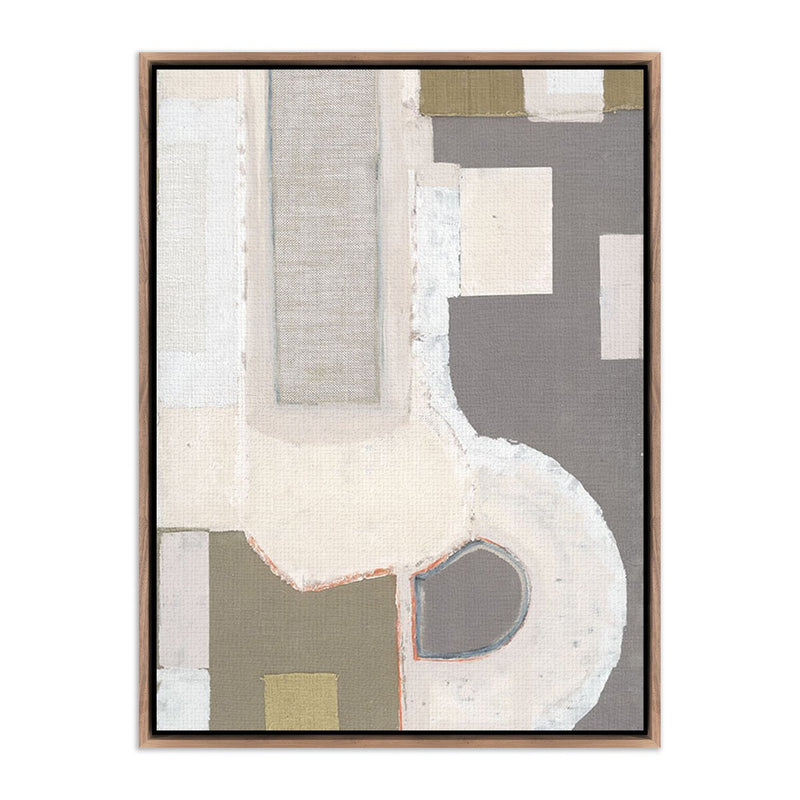 With Love II by Raoul Morren - Rustic Walnut Floater