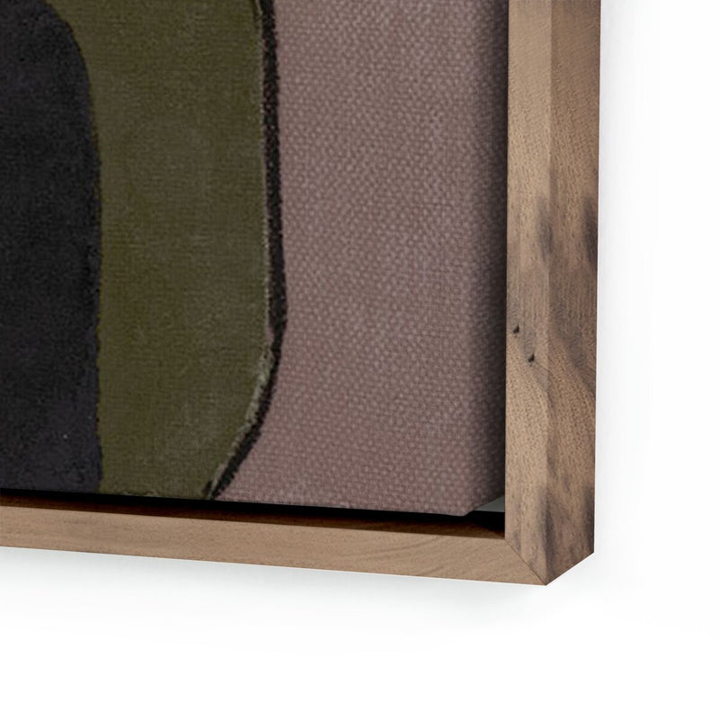 With Love III by Raoul Morren - Rustic Walnut Floater