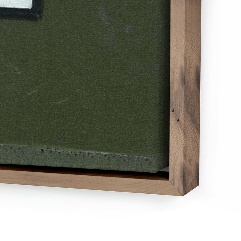 With Love IV by Raoul Morren - Rustic Walnut Floater